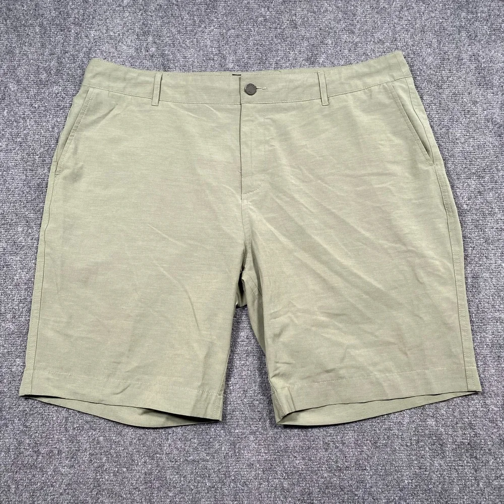 Faherty Shorts Mens 38 Green‎ All Day Lightweight Outdoor Pockets Casual Men